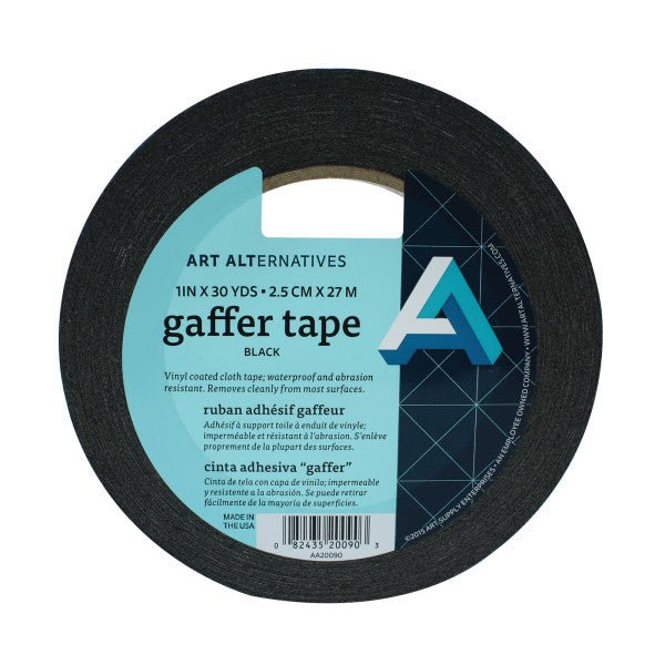 Gaffer's Tape 1x30 yards - Black - merriartist.com