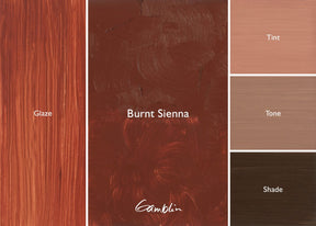 Gamblin Artist's Oil Colors Burnt Sienna 37 ml - merriartist.com