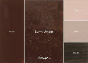 Gamblin Artist's Oil Colors Burnt Umber 150 ml - merriartist.com