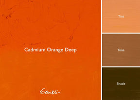 Gamblin Artist's Oil Colors Cadmium Orange Deep 150 ml - merriartist.com