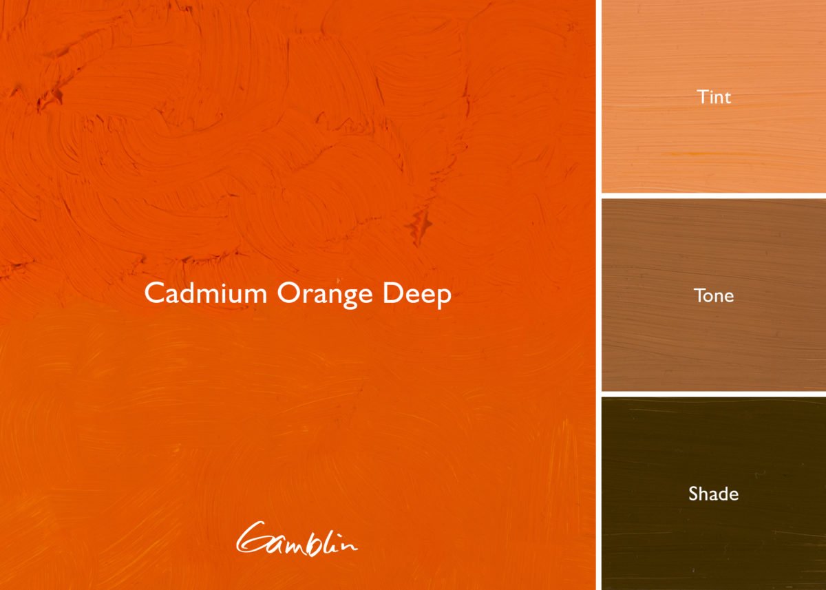 Gamblin Artist's Oil Colors Cadmium Orange Deep 37 ml - merriartist.com