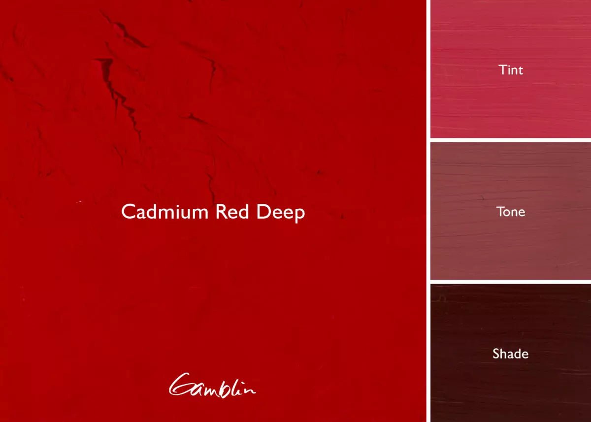 Gamblin Artist's Oil Colors Cadmium Red Deep 150 ml - merriartist.com