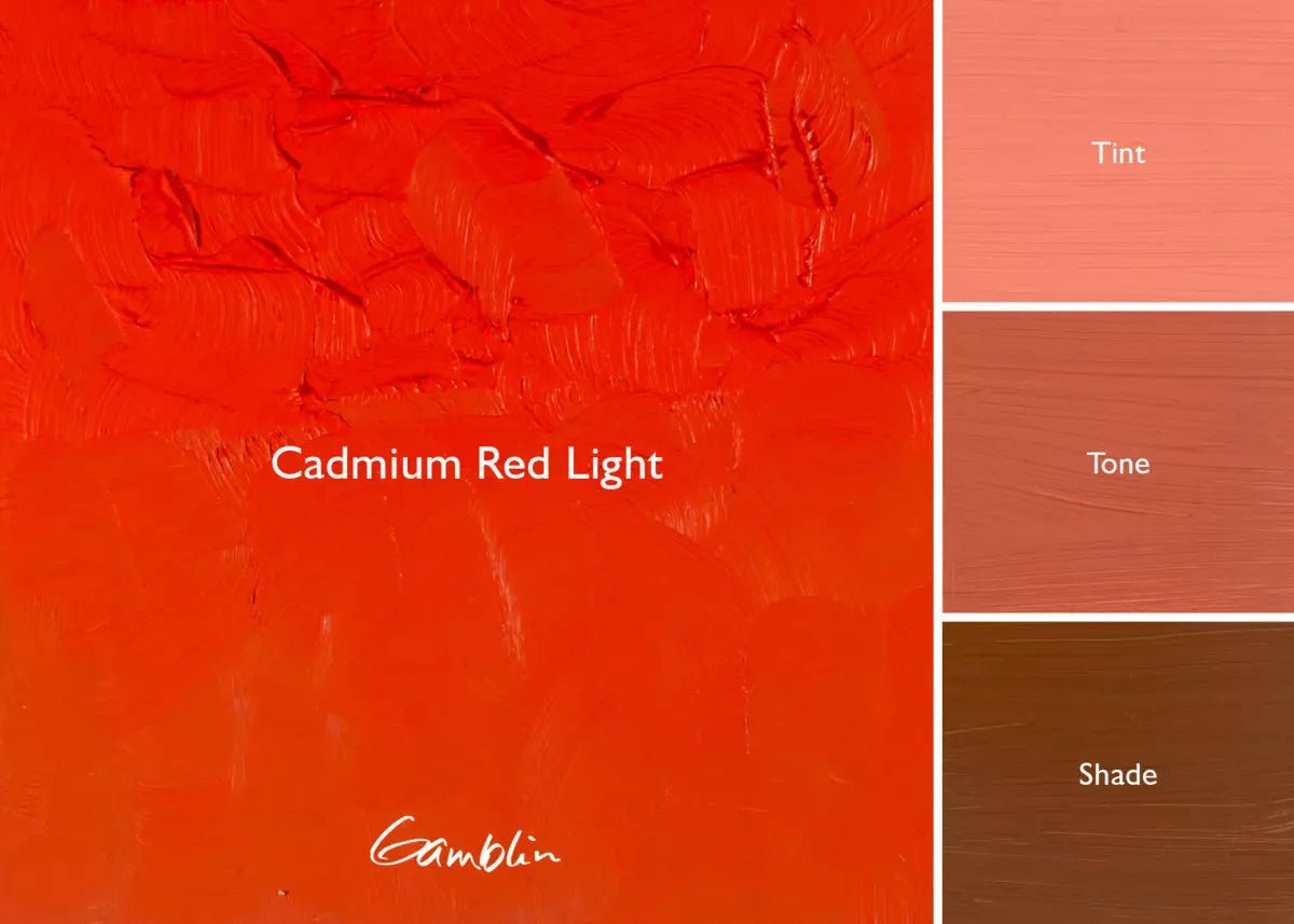 Gamblin Artist's Oil Colors Cadmium Red Light 150 ml - merriartist.com