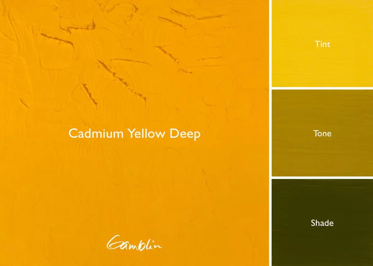 Gamblin Artist's Oil Colors Cadmium Yellow Deep 150 ml - merriartist.com