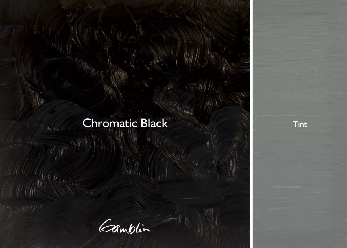 Gamblin Artist's Oil Colors Chromatic Black 150 ml - merriartist.com
