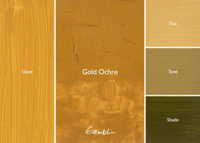 Gamblin Artist's Oil Colors Gold Ochre 37 ml - merriartist.com