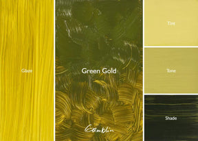 Gamblin Artist's Oil Colors Green Gold 150 ml - merriartist.com
