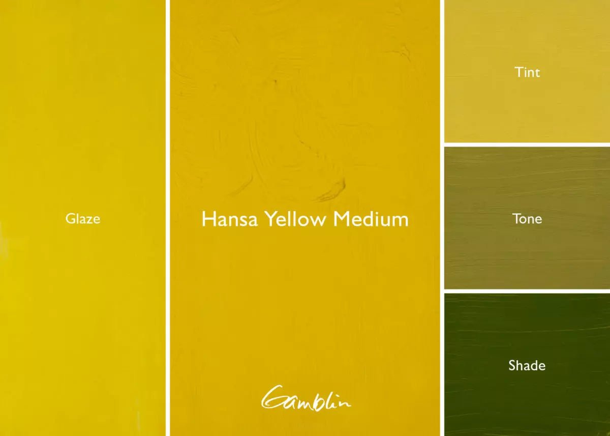 Gamblin Artist's Oil Colors Hansa Yellow Medium 150 ml - merriartist.com