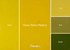 Gamblin Artist's Oil Colors Hansa Yellow Medium 37 ml - merriartist.com