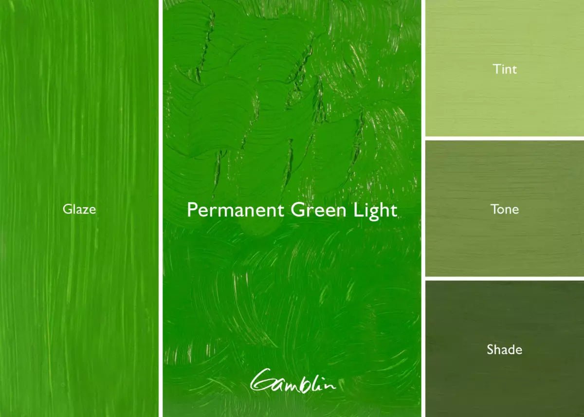 Gamblin Artist's Oil Colors Perm Green Light 150 ml - merriartist.com