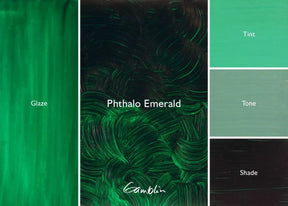 Gamblin Artist's Oil Colors Phthalo Emerald 150 ml - merriartist.com