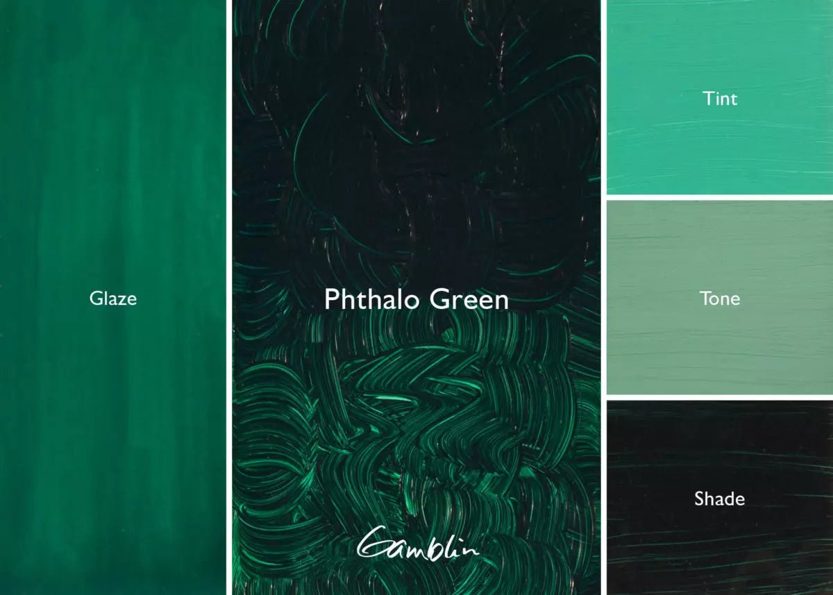 Gamblin Artist's Oil Colors Phthalo Green 150 ml - merriartist.com