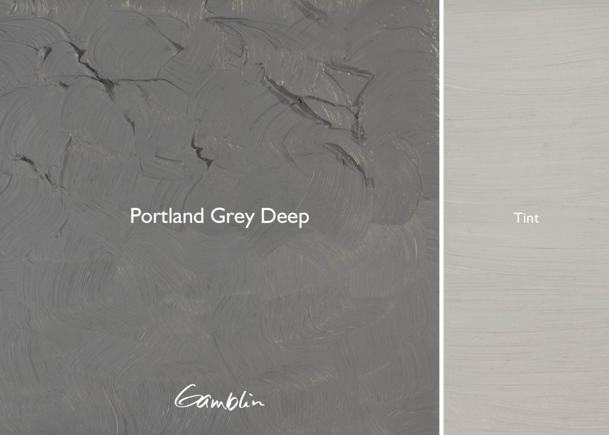 Gamblin Artist's Oil Colors Portland Grey Deep 37 ml - merriartist.com