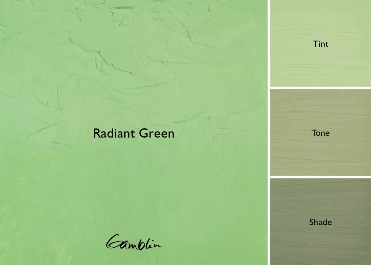Gamblin Artist's Oil Colors Radiant Green 150 ml - merriartist.com