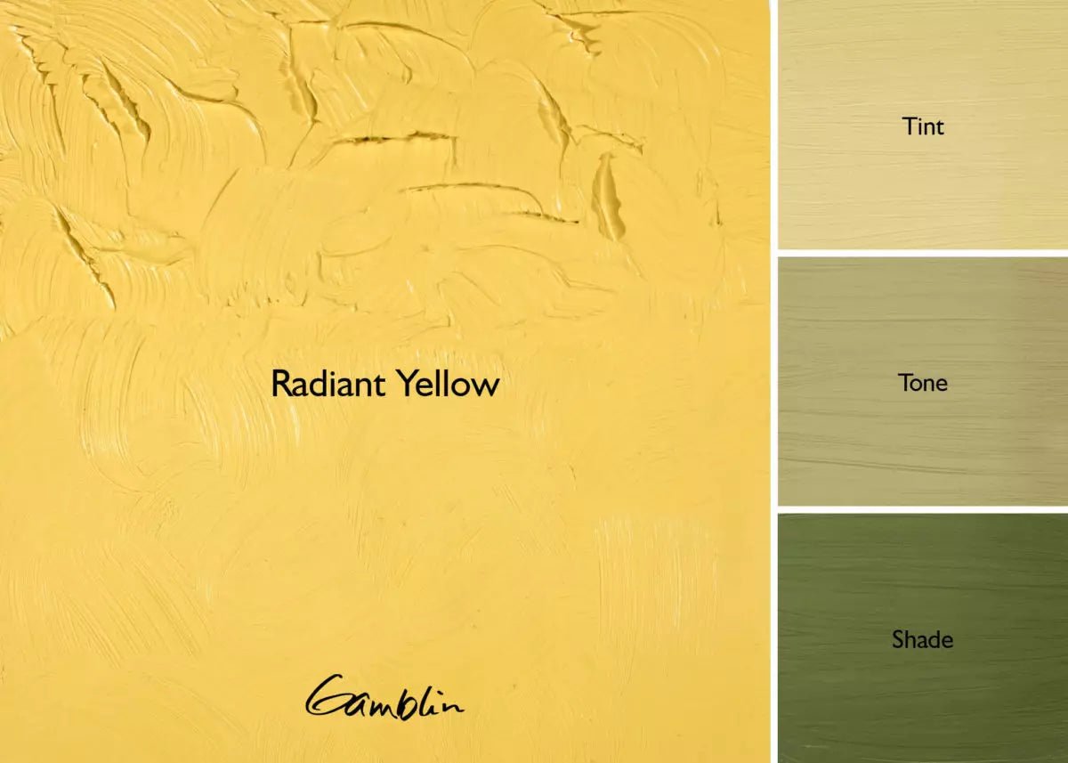 Gamblin Artist's Oil Colors Radiant Yellow 150 ml - merriartist.com