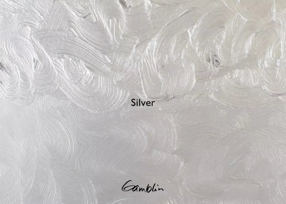 Gamblin Artist's Oil Colors Silver 37 ml - merriartist.com