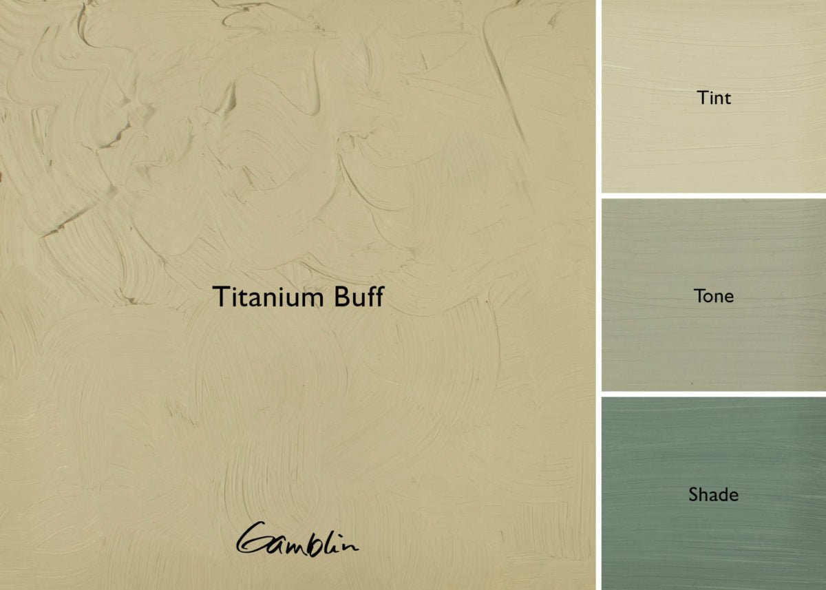 Gamblin Artist's Oil Colors Titanium Buff 150 ml - merriartist.com