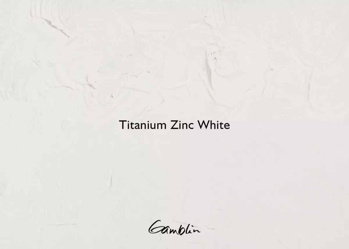 Gamblin Artist's Oil Colors Titanium-zinc White 37 ml - merriartist.com