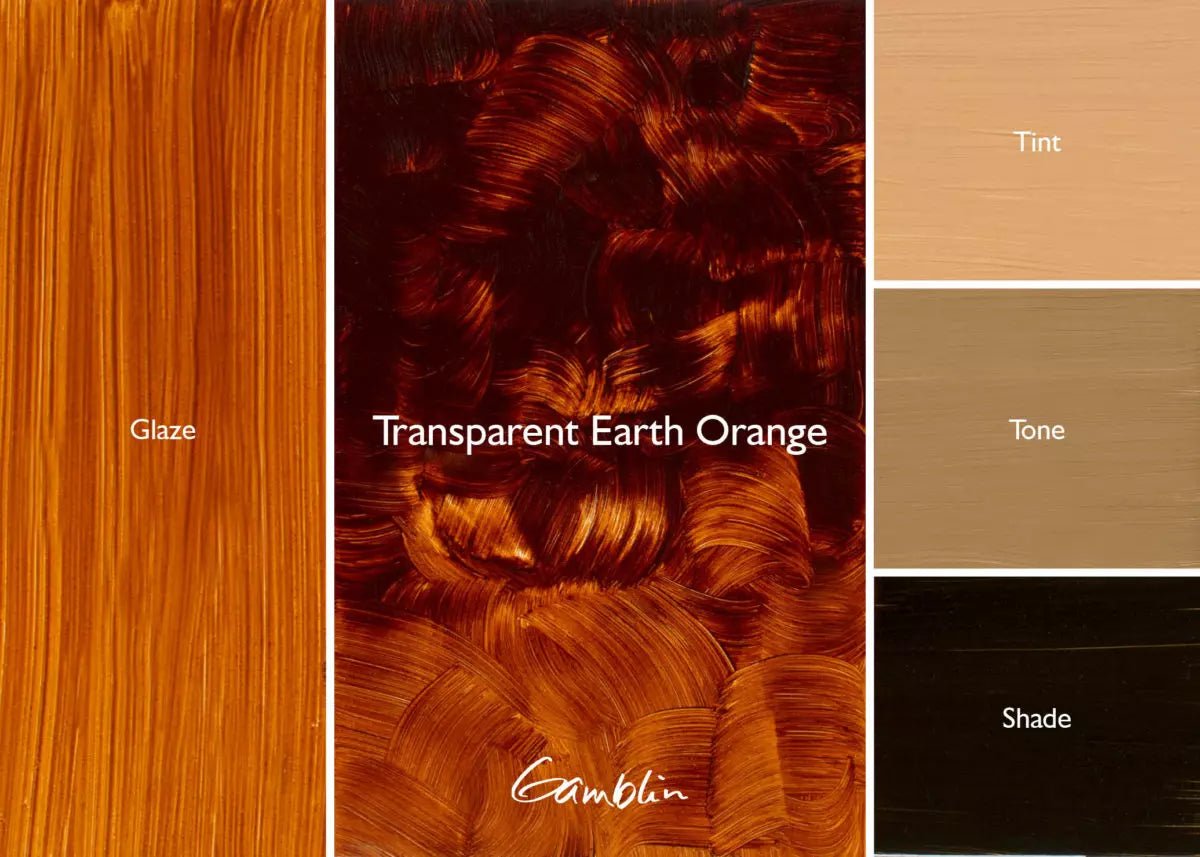 Gamblin Artist's Oil Colors Transparent Earth Orange 37 ml - merriartist.com