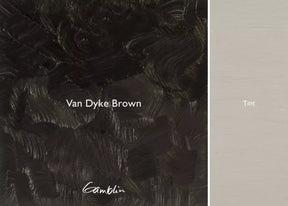 Gamblin Artist's Oil Colors Van Dyke Brown 37 ml - merriartist.com
