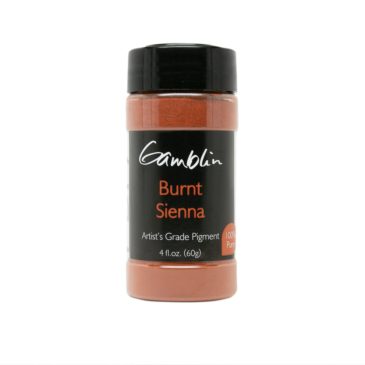 Gamblin Dry Pigment Burnt Sienna 4oz (118ml) - merriartist.com