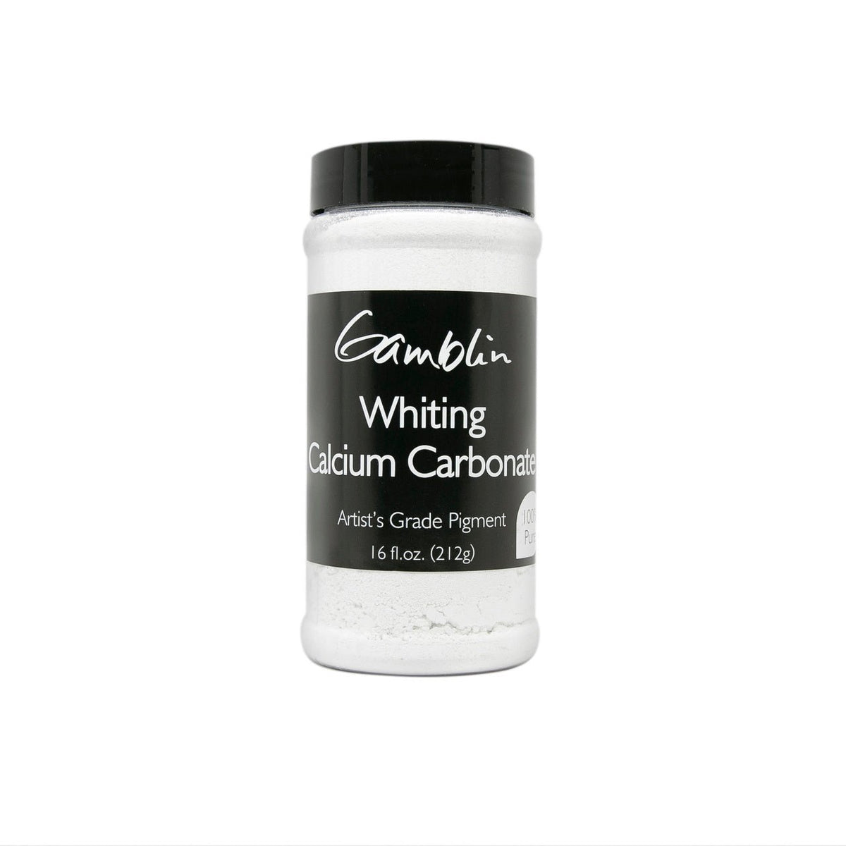 Gamblin Dry Pigment Calcium Carbonate (Whiting) 16oz (472ml) - merriartist.com