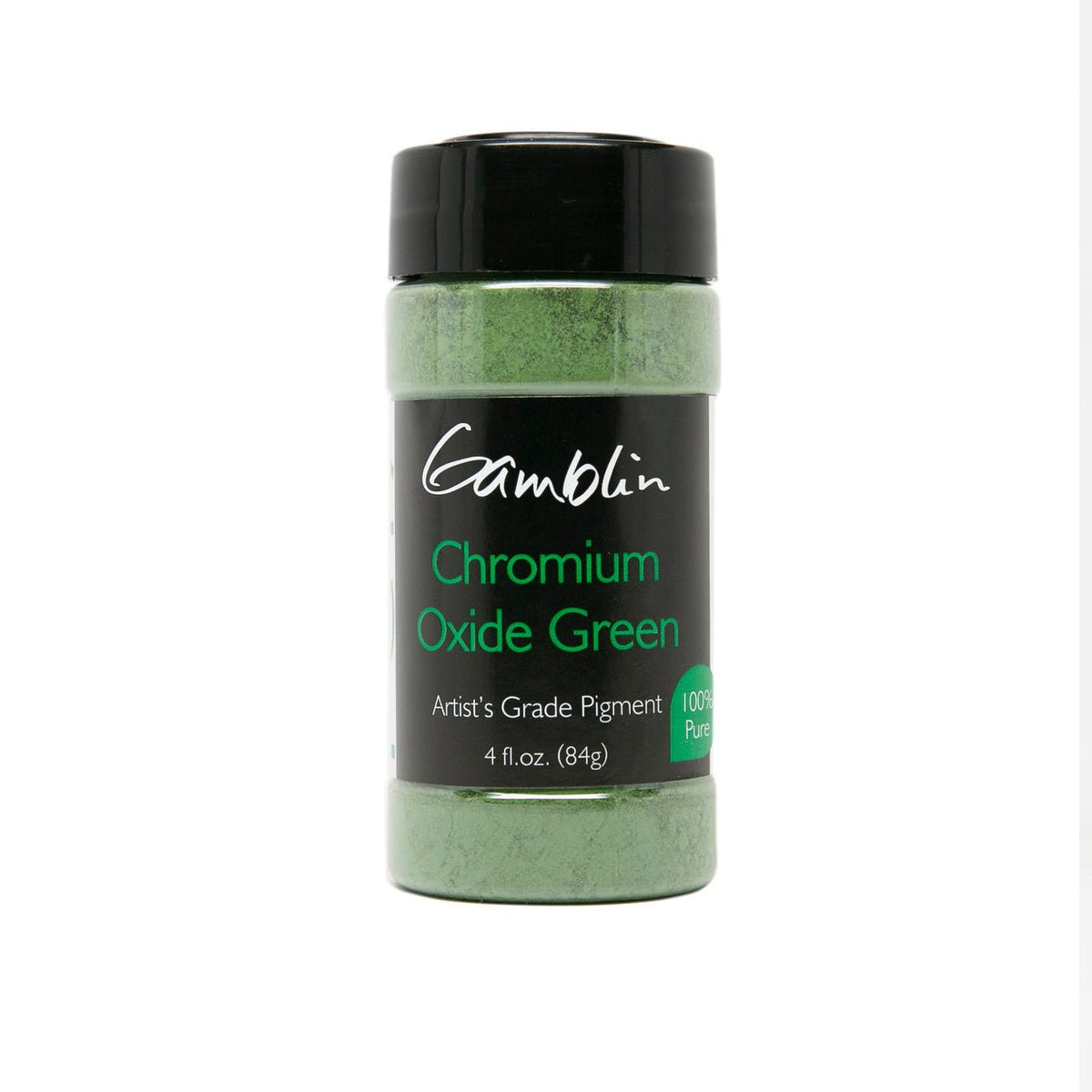 Gamblin Dry Pigment Chromium Oxide Green 4oz (118ml) - merriartist.com