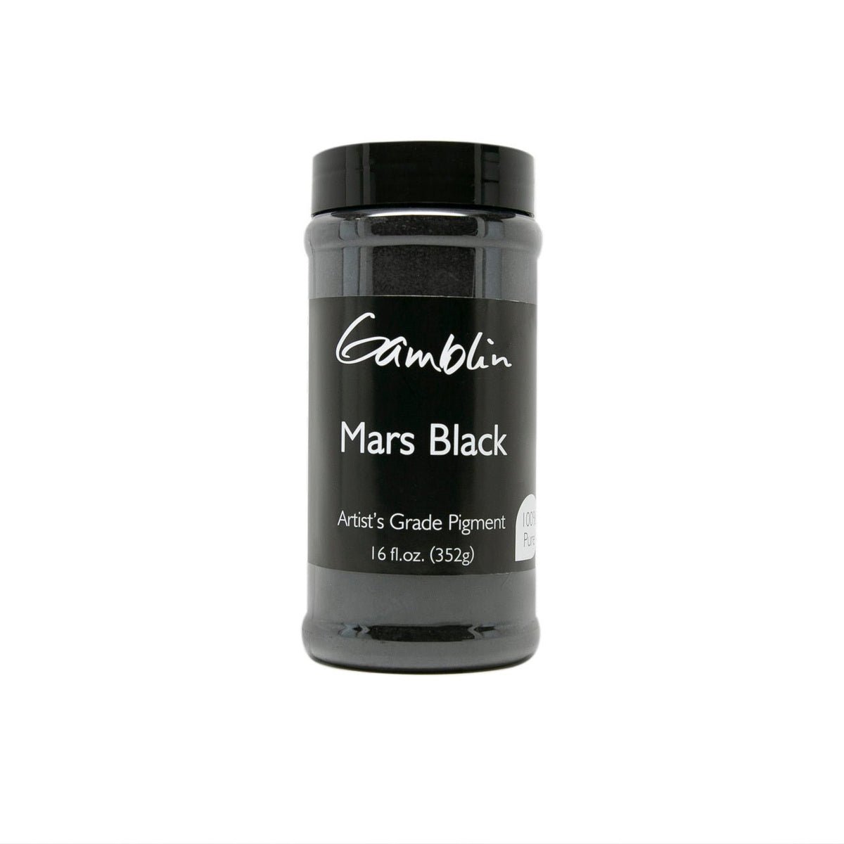 Gamblin Dry Pigment Mars Black 16oz (472ml) - merriartist.com