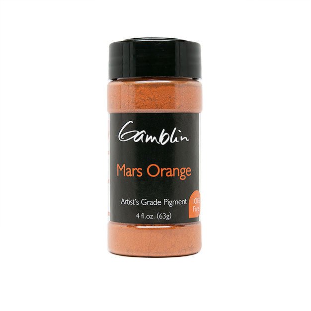 Gamblin Dry Pigment Mars Orange 4oz (118ml) - merriartist.com