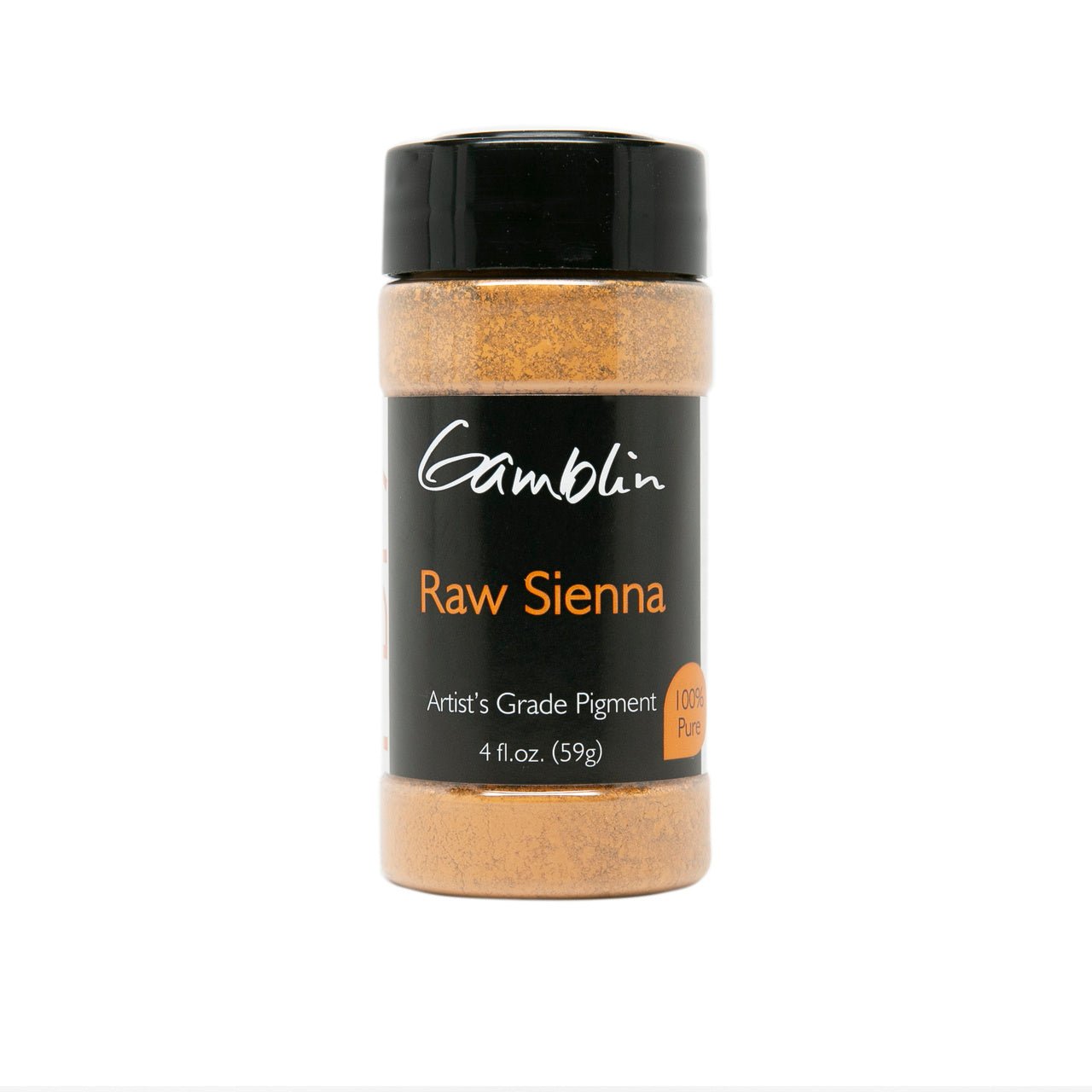 Gamblin Dry Pigment Raw Sienna 4oz (118ml) - merriartist.com