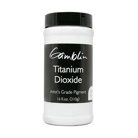 Gamblin Dry Pigment Titanium Dioxide 16oz (472ml) - merriartist.com