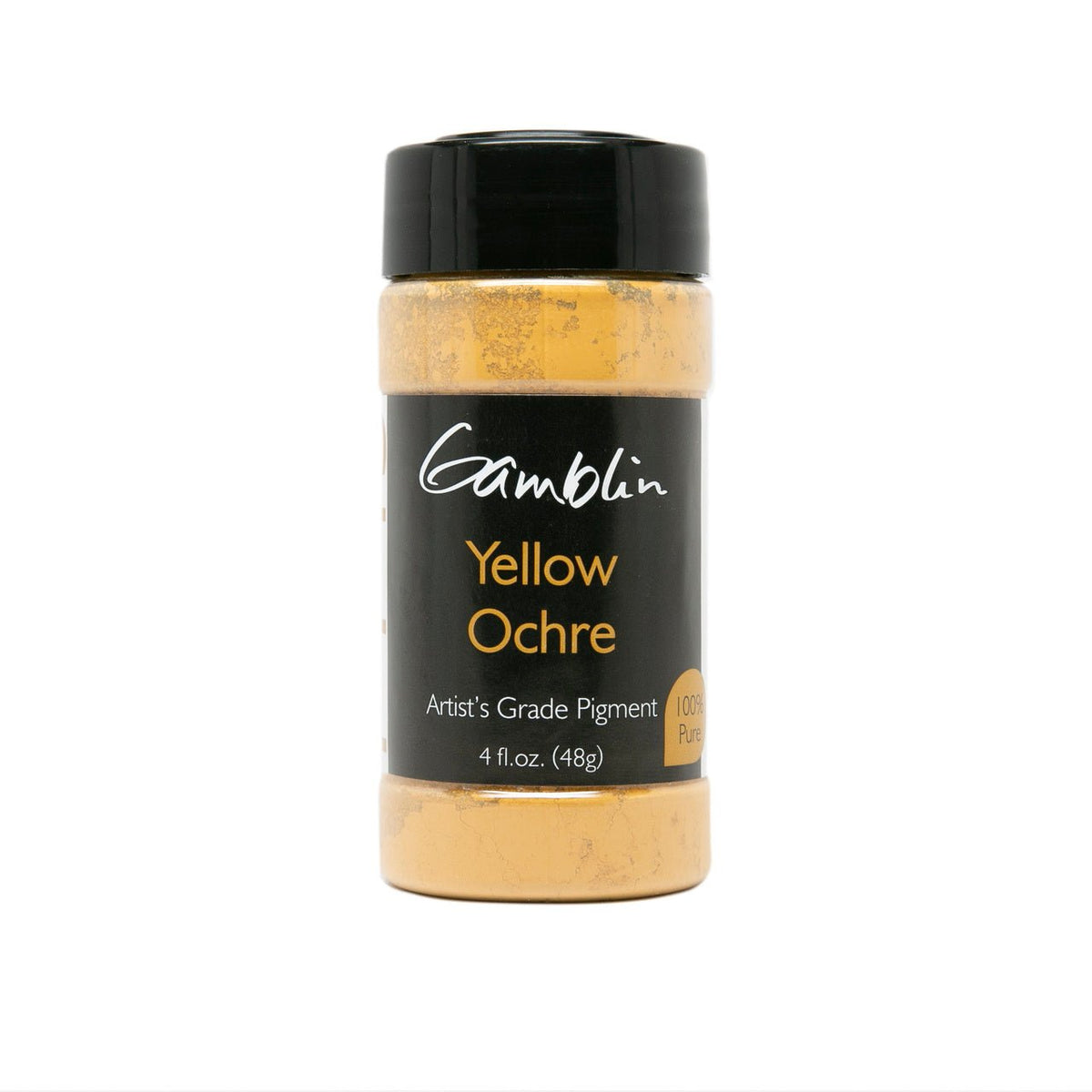 Gamblin Dry Pigment Yellow Ochre 4oz (118ml) - merriartist.com