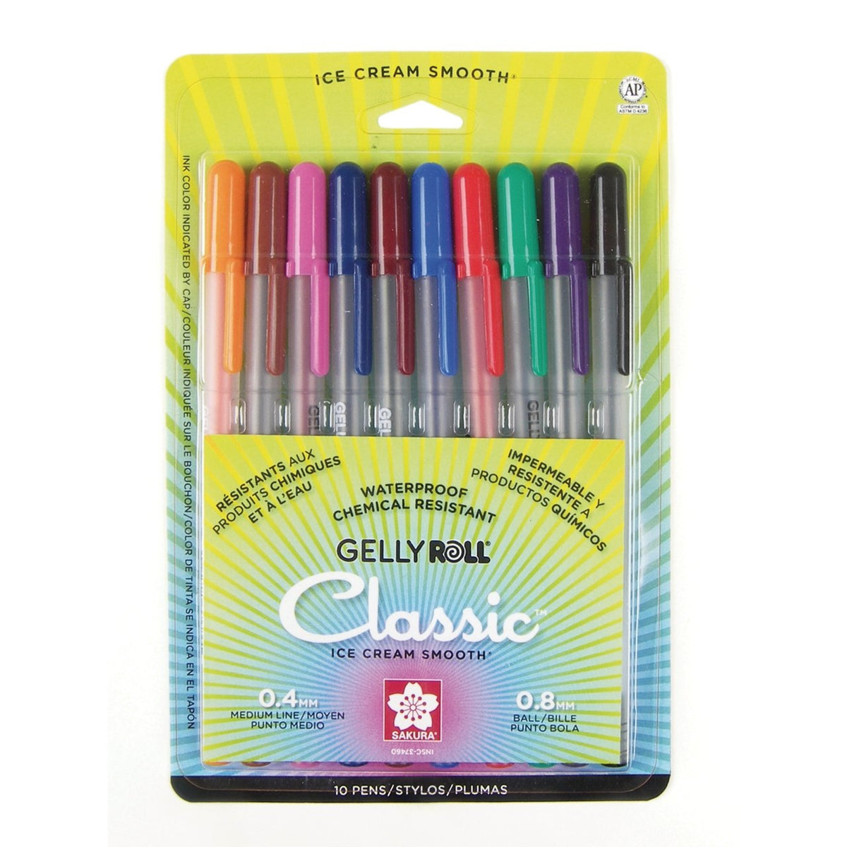 Gelly Roll Classic Medium Point Pen Set of 10 - merriartist.com