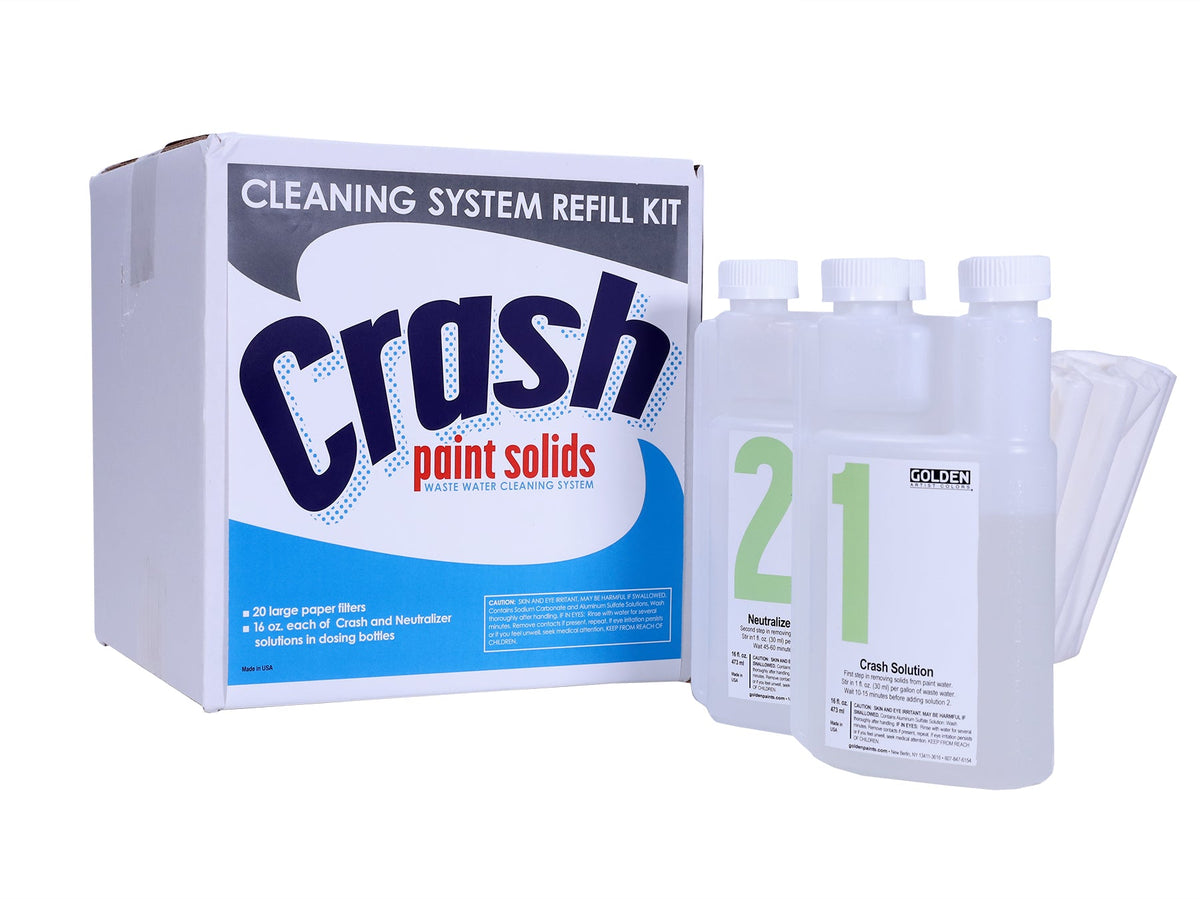 Golden Crash Paint Solids - Waste Water Refill Kit - merriartist.com