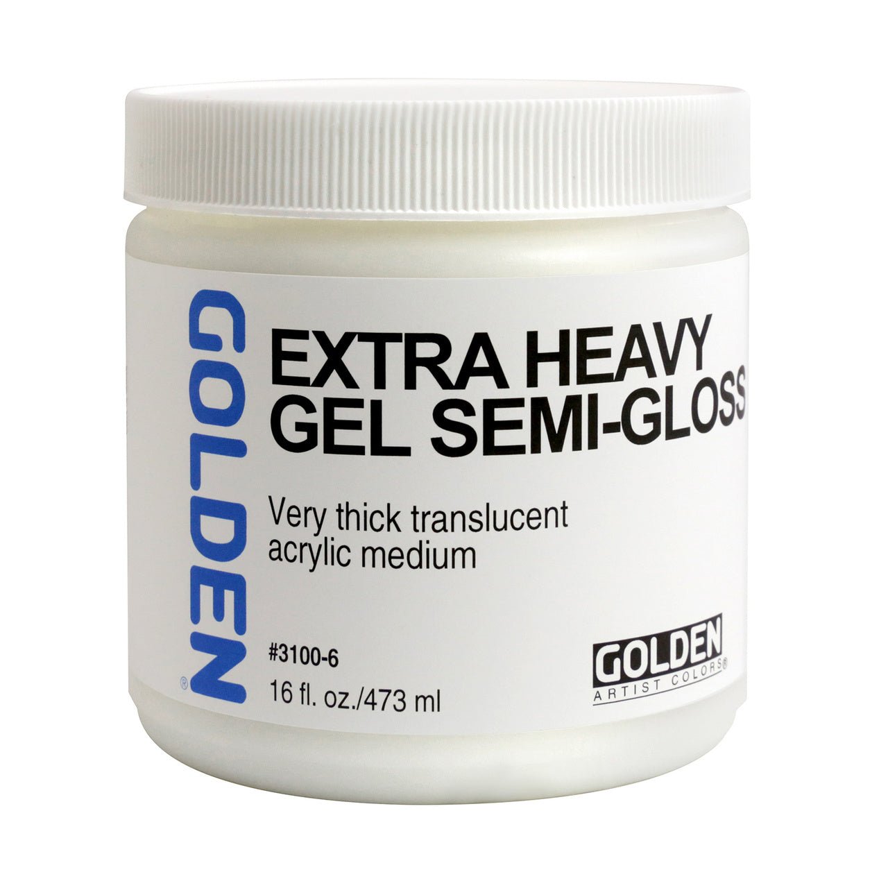 Golden Extra-heavy Gel - Semi Gloss 16 oz - merriartist.com