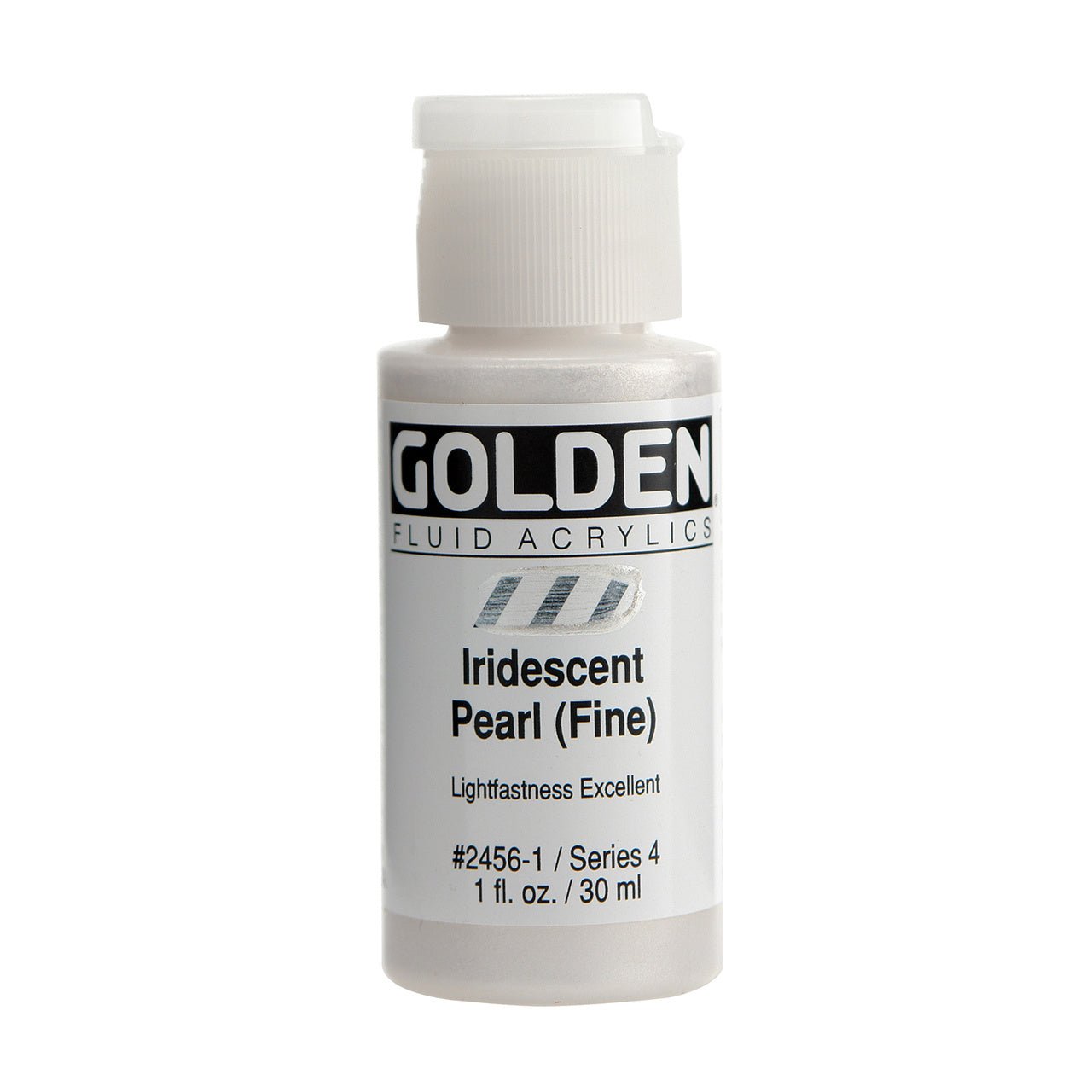 Golden Fluid Acrylic Iridescent Pearl (fine) 1 oz - merriartist.com