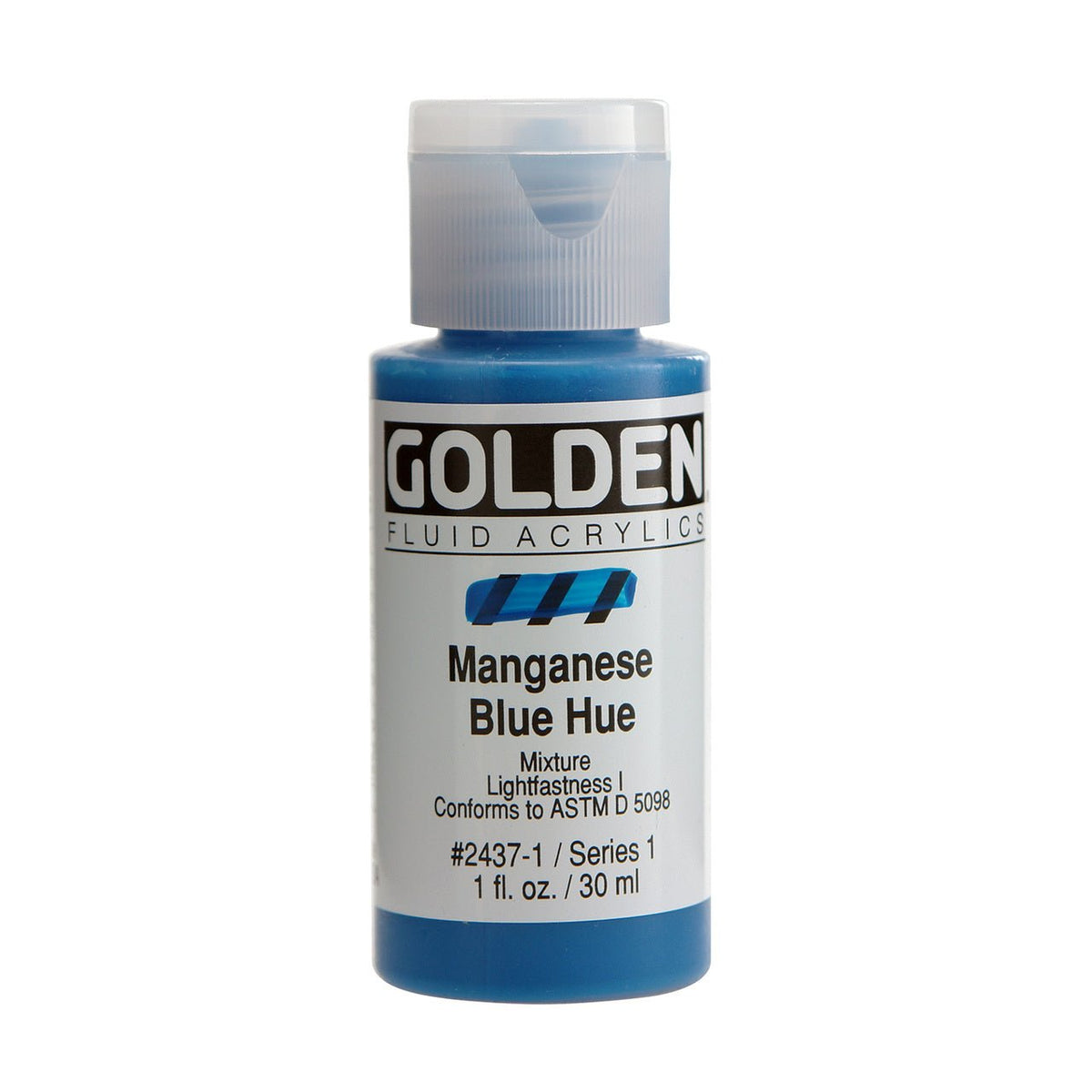 Golden Fluid Acrylic Manganese Blue Hue 1 oz - merriartist.com