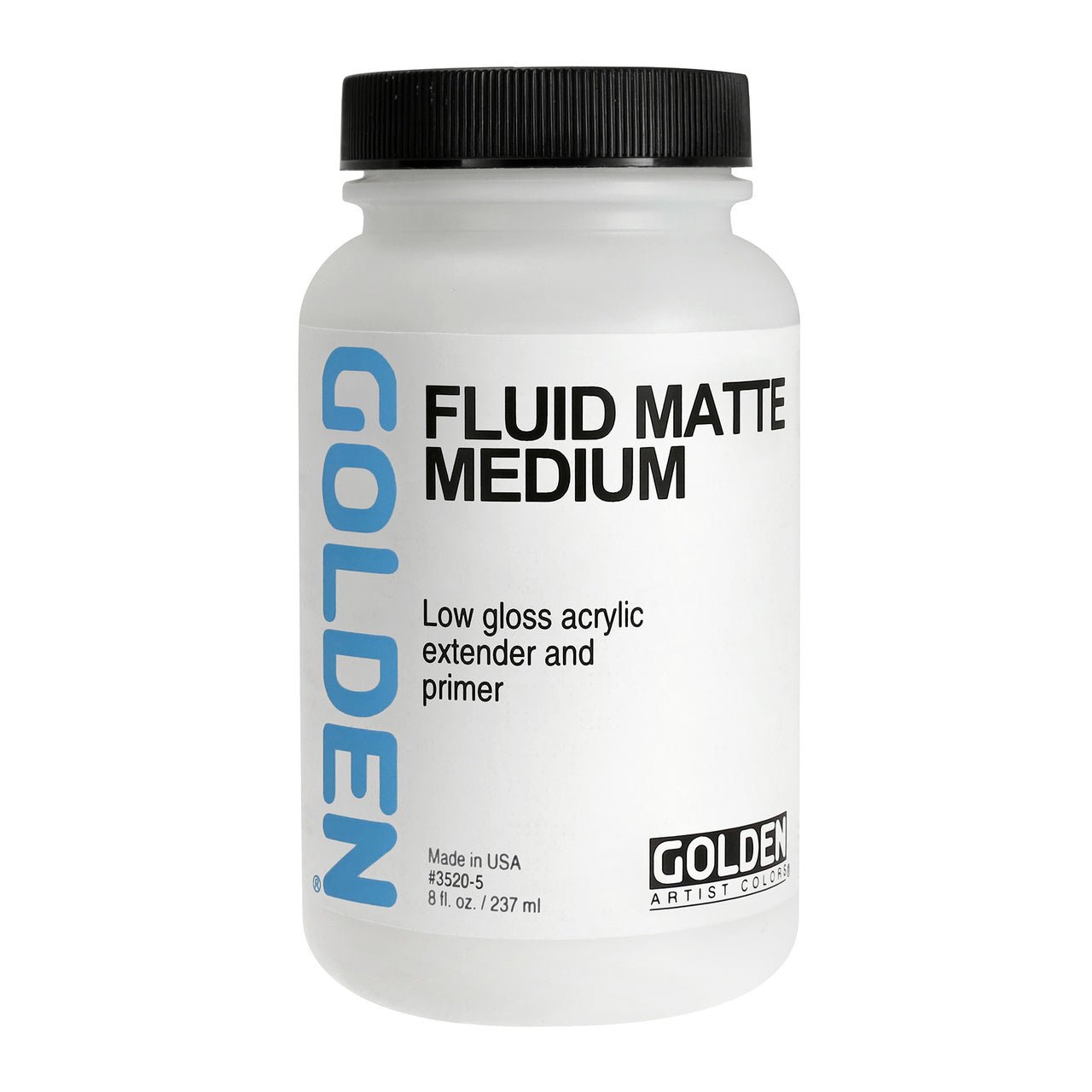 Golden Fluid Acrylic Matte Medium 8 oz - merriartist.com