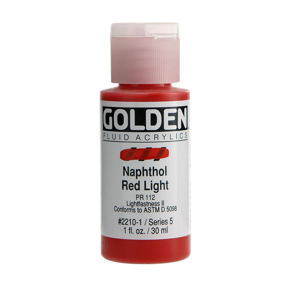 Golden Fluid Acrylic Naphthol Red Light 1 oz - merriartist.com