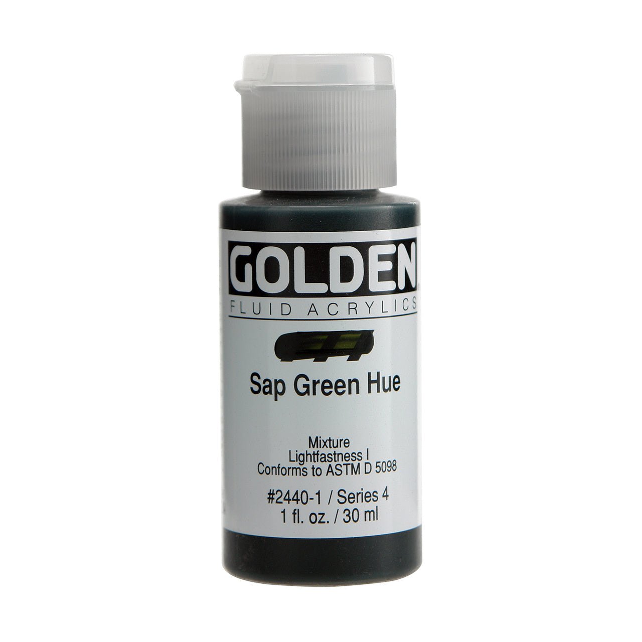 Golden Fluid Acrylic Sap Green Hue 1 oz - merriartist.com