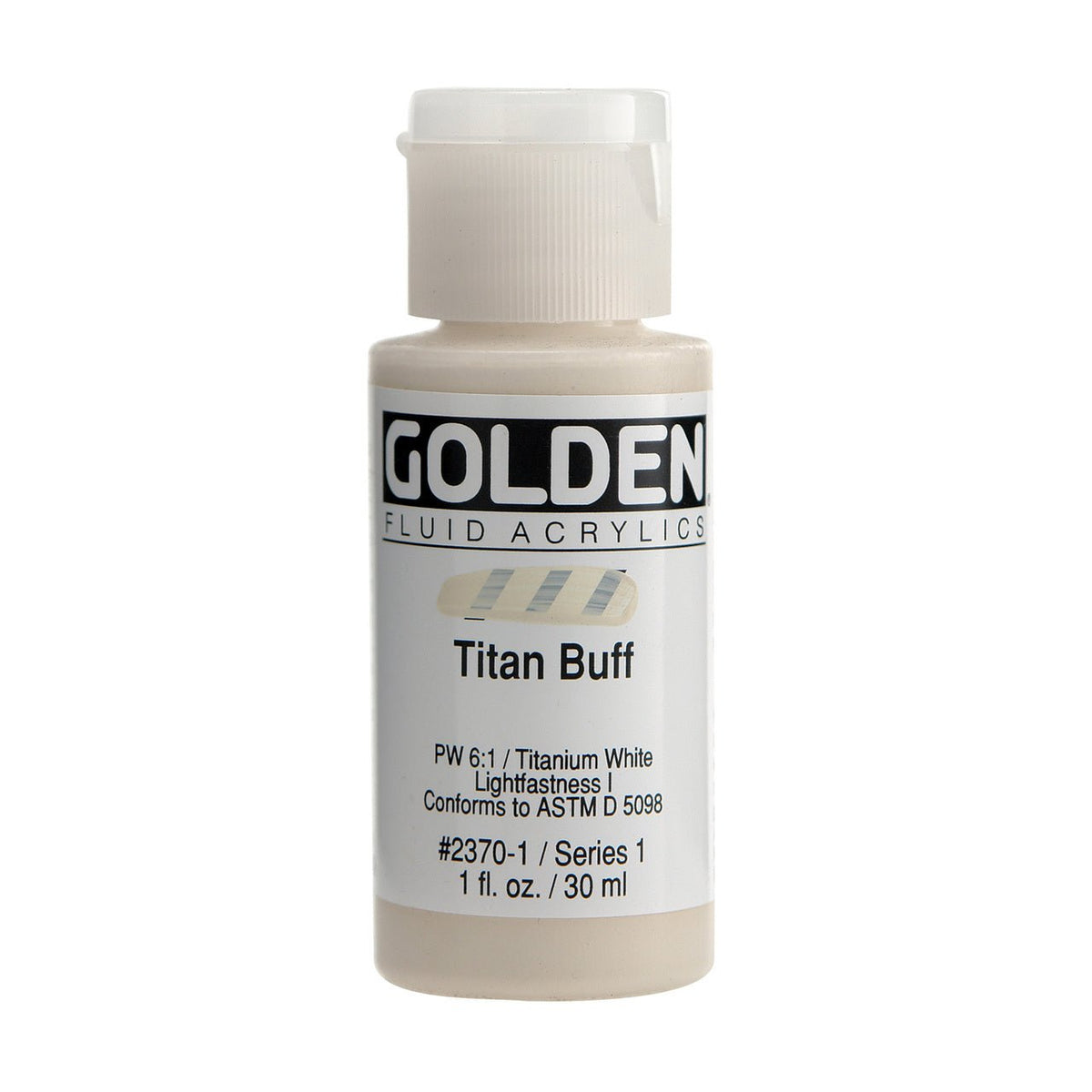 Golden Fluid Acrylic Titan Buff 1 oz - merriartist.com
