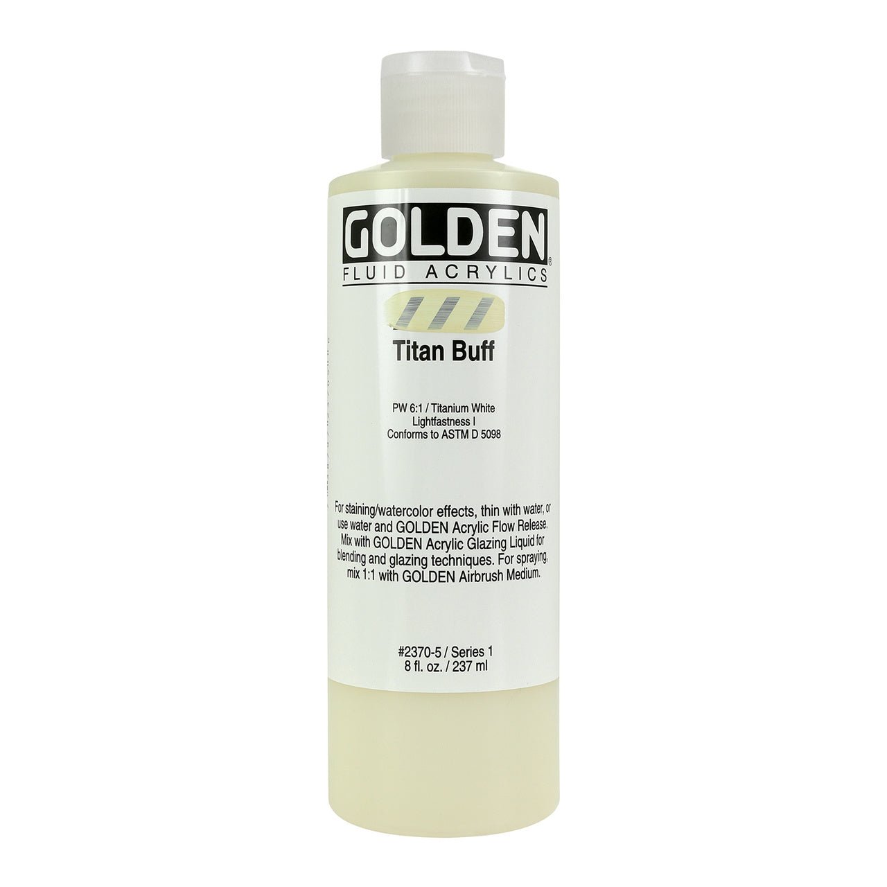 Golden Fluid Acrylic Titan Buff 8 oz - merriartist.com