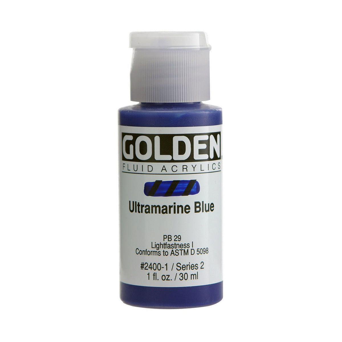 Golden Fluid Acrylic Ultramarine Blue 1 oz - merriartist.com