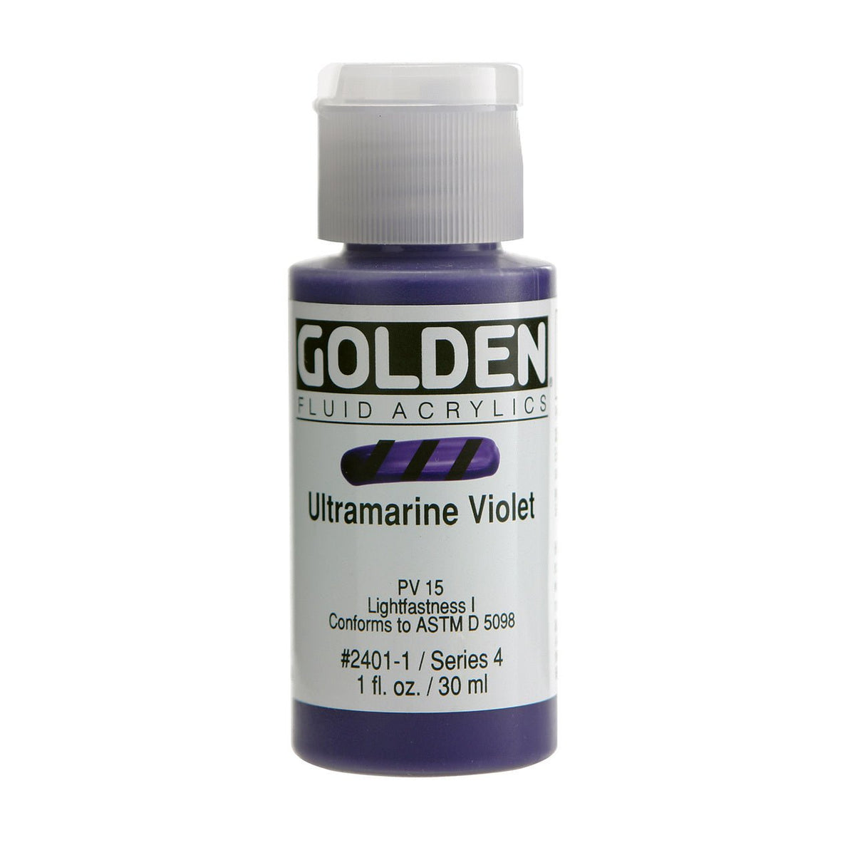 Golden Fluid Acrylic Ultramarine Violet 1 oz - merriartist.com