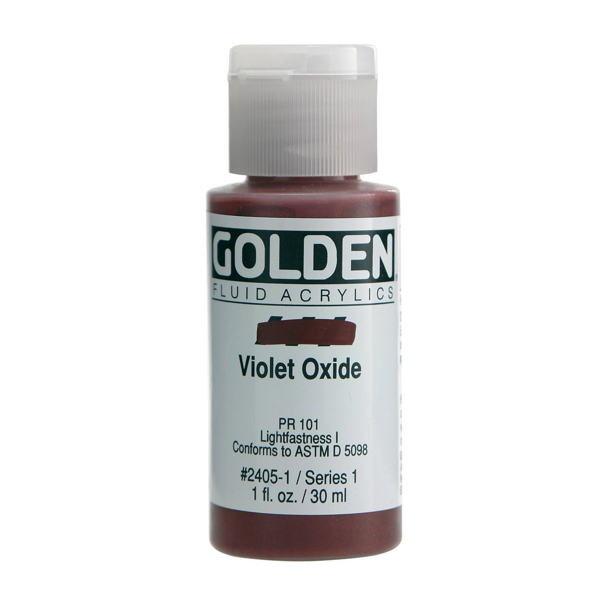 Golden Fluid Acrylic Violet Oxide 1 oz - merriartist.com