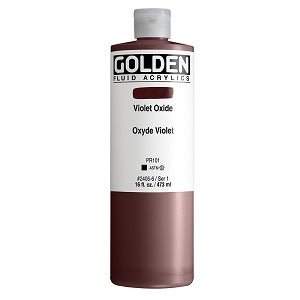 Golden Fluid Acrylic Violet Oxide 16 oz - merriartist.com