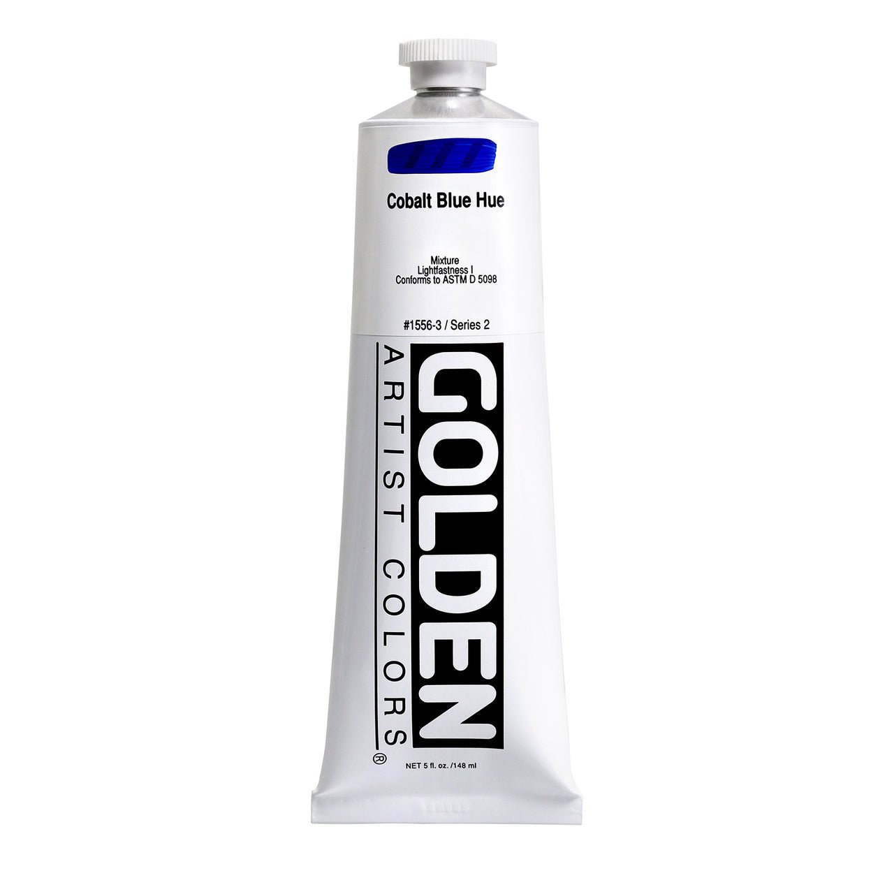 Golden Heavy Body Acrylic Cobalt Blue Hue 5 oz - merriartist.com
