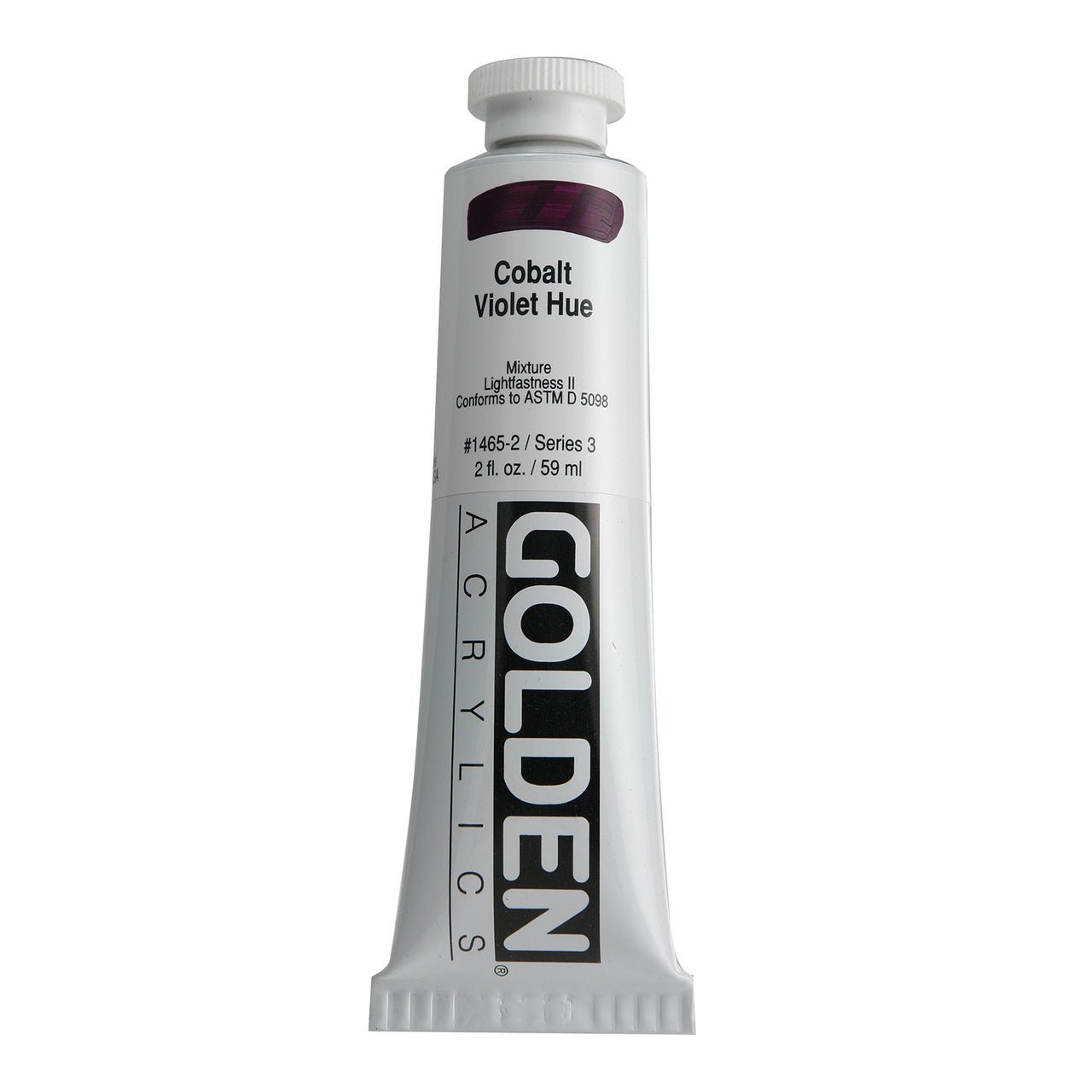 Golden Heavy Body Acrylic Cobalt Violet Hue 2 oz - merriartist.com