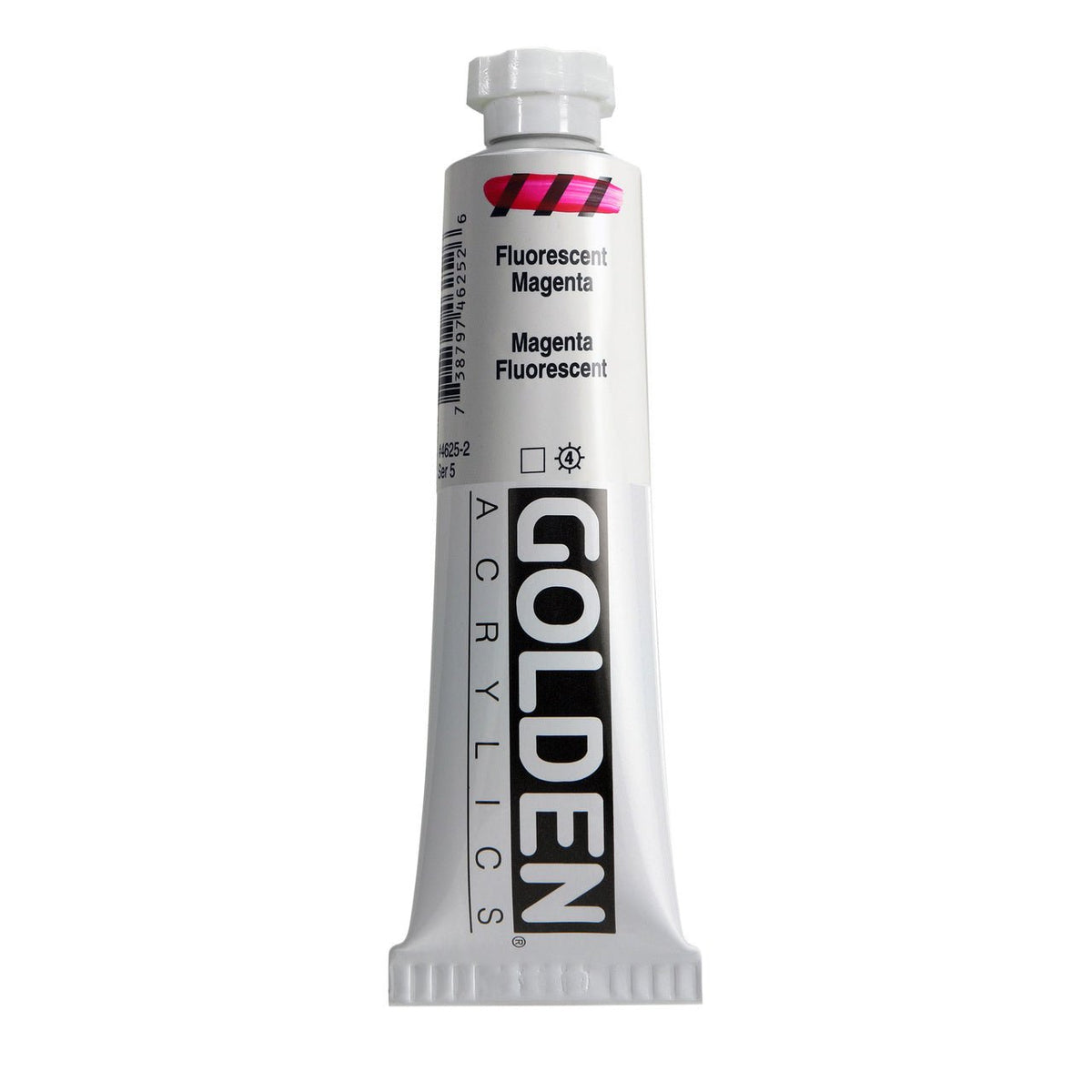 Golden Heavy Body Acrylic Fluorescent Magenta 2 oz - merriartist.com