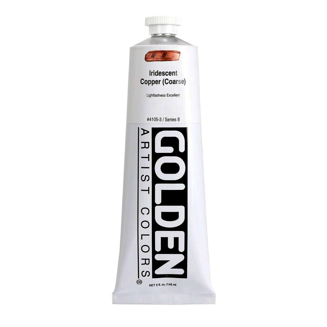 Golden Heavy Body Acrylic Iridescent Copper (Coarse) 5 oz - merriartist.com